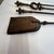 19th Century Rare 19th Century Cast Bronze Fireplace Tools Set of 3 Pieces For Sale - Image 5 of 17