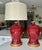 1960s Pair Asian Sang De Boeuf Oxblood Meiping Porcelain Table Lamps For Sale - Image 18 of 18