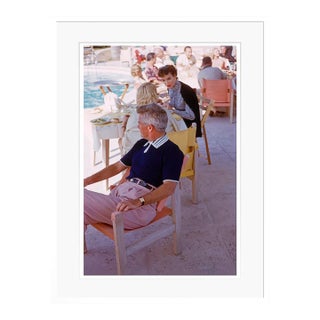 Toni Frissell 'Relaxing at La Coquille Palm Beach' Archival Pigment Print Framed in White For Sale