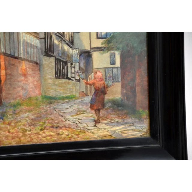 Annie L. Lee, Mermaid Inn in Rye, Late 1900s, Watercolour, Framed For Sale - Image 6 of 11