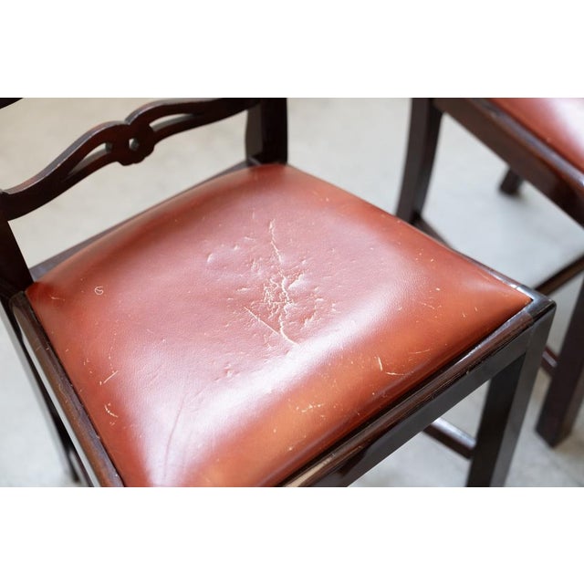 Table with Naval Chairs, 1980, Set of 7 For Sale - Image 11 of 18
