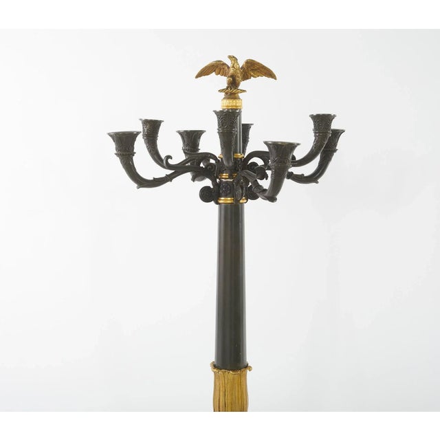 Mid 19th Century 19th Century Bronze Torchiers / Candelabras - a Pair For Sale - Image 5 of 12