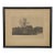 Late 19th Century Antique Nan Lindahl Autumn Country Farmhouse Landscape Etching 13", Framed For Sale