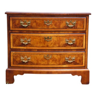 Vintage Henredon Aston Court Chippendale Mahogany Bachelor Chest Nightstand For Sale