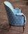 Brown Bergère Armchair French Louis XVI Style For Sale - Image 8 of 8