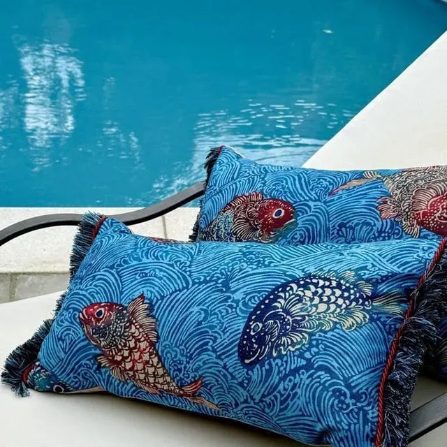 Abrielle Cushion from Sohil Design For Sale - Image 6 of 7