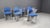 Postmodern Metal Dining Chairs, 1980s, Set of 6 For Sale - Image 10 of 15