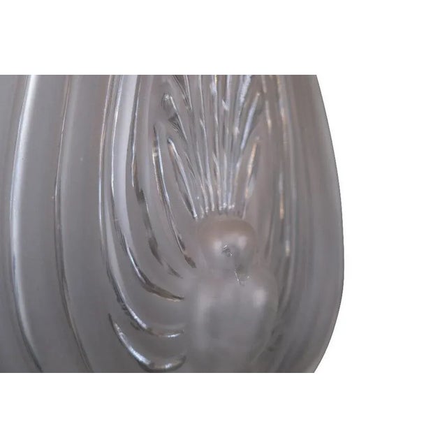 Vintage Peacock Vase by Etling For Sale - Image 4 of 9