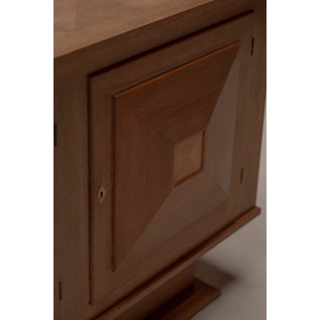 Mid-Century Modern French Oak Sideboard, 1950s For Sale - Image 6 of 18