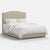 Stoffer Home x Cloth & Company Elsie Bed in Botanical Stripe Dijon with Dijon Welt, California King For Sale - Image 9 of 9