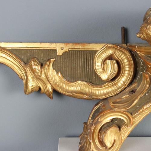 Wood Italian Carved Wooden Canopy Rail For Sale - Image 7 of 11