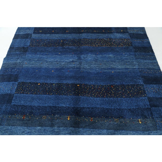 Traditional Pasargad Persian Hand Knotted Gabbeh For Sale - Image 3 of 4