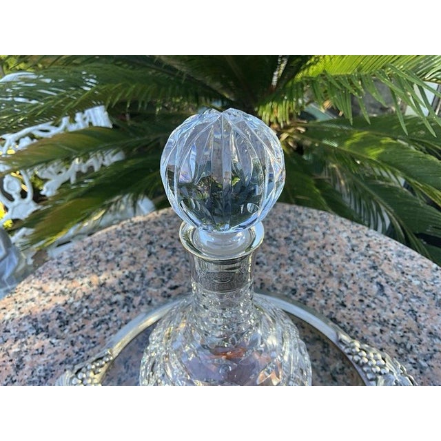 Crystal Sterling Silver Hogget Port Decanter from Stuart, 2000 For Sale - Image 4 of 15