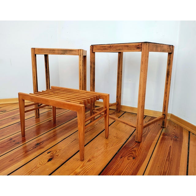 Flowerbed Bench from Thonet, Czechoslovakia, 1960s, Set of 3 For Sale - Image 12 of 15