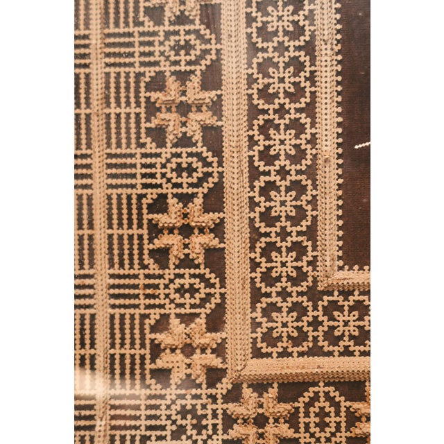 Devotional Painting, 14th Century, Perforated Paper, Framed For Sale - Image 13 of 14