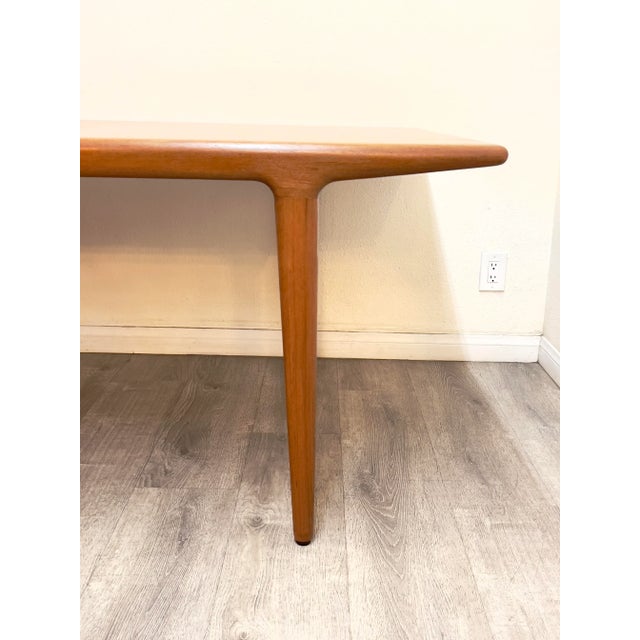 Mid Century Modern Danish Dining Table by Johannes Andersen For Sale - Image 11 of 12