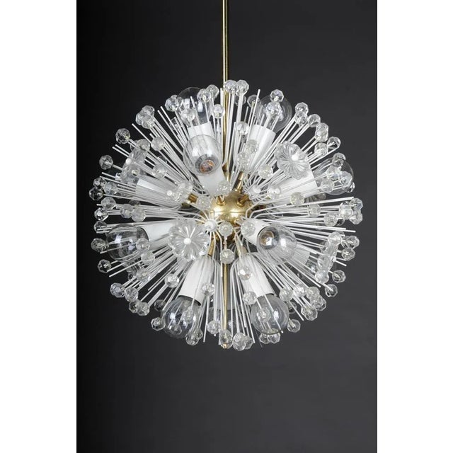 Blue Vintage Snowball Chandelier by Emil Stejnar, 1950s For Sale - Image 8 of 13