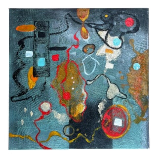 “Pinocyte” Modern Abstract Painting by Darin Wood For Sale