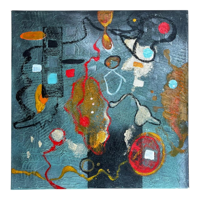 “Pinocyte” Modern Abstract Painting by Darin Wood For Sale