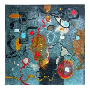 “Pinocyte” Modern Abstract Painting by Darin Wood
