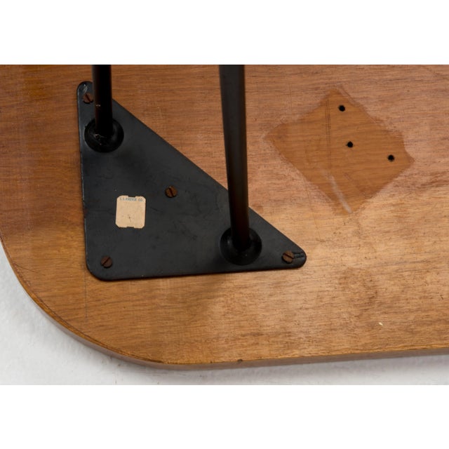 1960s Mid Century Modern Hairpin Leg Maple Slab Coffee Table Organic For Sale - Image 12 of 13