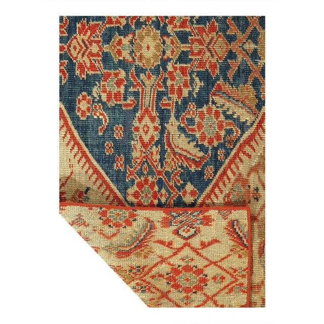 Traditional Pasargad DC Fine Hand Knotted Antique Sultanabad Rug For Sale - Image 3 of 3