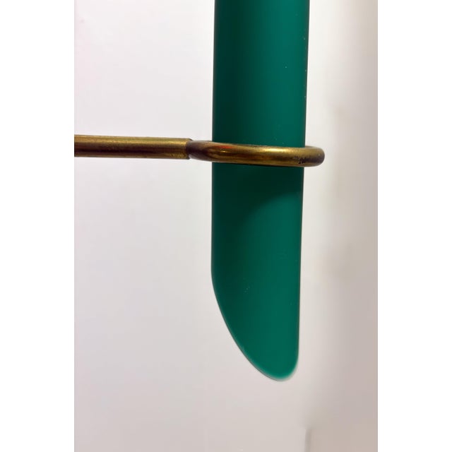 1950s Glass and Metal Floor Lamp from Stilnovo, Italy, 1950s For Sale - Image 5 of 8