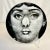 1960s Vintage Italian Abstract Piero Fornasetti #254 Tema E Variazoni Porcelain Decorative Plate For Sale - Image 6 of 10