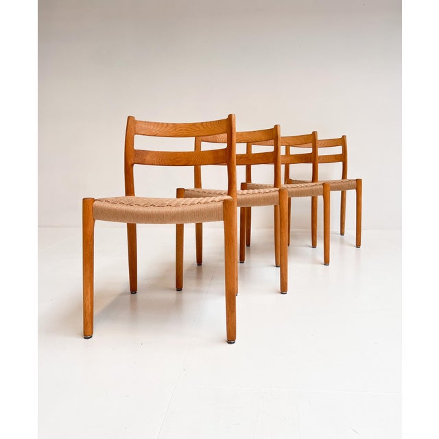 Model 84 Chairs by Niels Otto Møller, 1960s, Set of 4 For Sale - Image 4 of 17