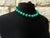 Modern Arizona Chrysocolla Beaded Necklace With Sterling Silver Chrysocolla Clasp, 18" For Sale - Image 3 of 10