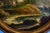 Lake Landscape, 18th Century, Oil Painting on Circular Panel, Framed For Sale - Image 7 of 14