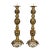 Vintage 15" Chinese Brass Dragon Motif Mantle Candlestick Holders - A Pair For Sale