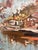 Impressionist Vintage Waterside Landscape Painting For Sale - Image 3 of 11