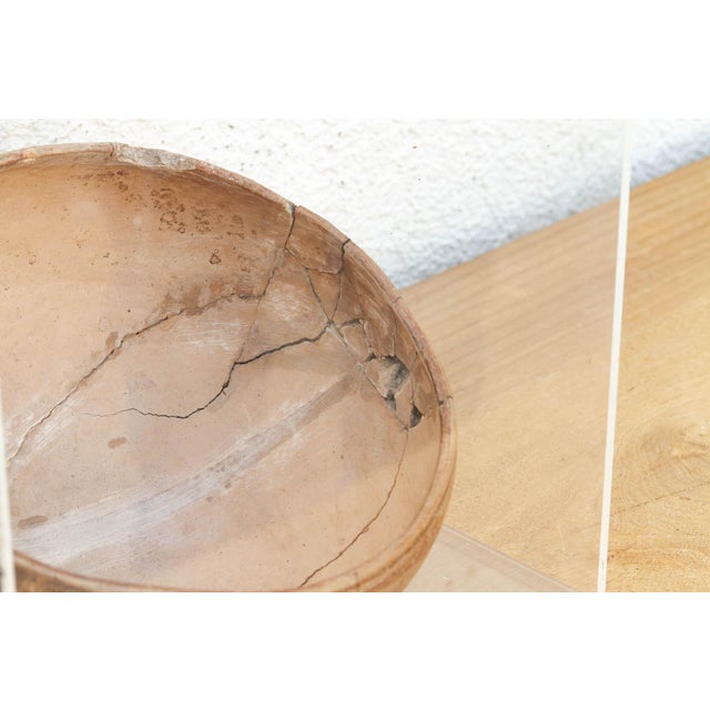 19th Century Ancient Pre-Columbian Encased Terracotta Bowl For Sale - Image 5 of 8