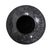 Contemporary Chiseled Texture Black Iron Globe Vase- Large For Sale - Image 3 of 6