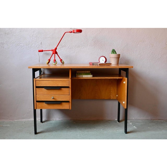 Modernist Wooden Childrens Desk, 1960s For Sale - Image 16 of 16