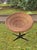 Black Revolving Rattan and Iron Pod Chair, 1960s For Sale - Image 8 of 8
