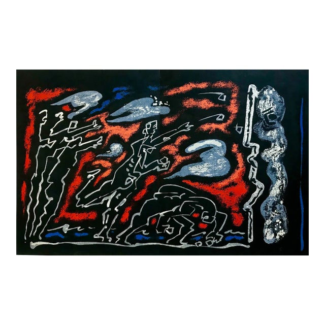 Andre Masson Original Lithograph 10 Mourlot Freres 1962 For Sale