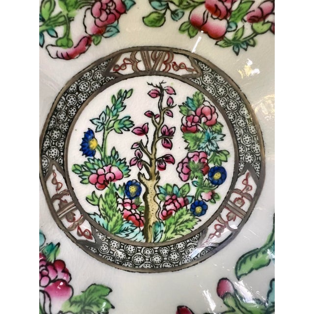 Coalport Porcelain Indian Tree by Coalport Scalloped Coupe Cereal Bowl For Sale - Image 4 of 7