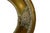 Italian Oval Wall Mirror with Gold Leaf Finish and Capodimonte Porcelain Flowers from Giulio Tucci, 2008 For Sale - Image 3 of 6
