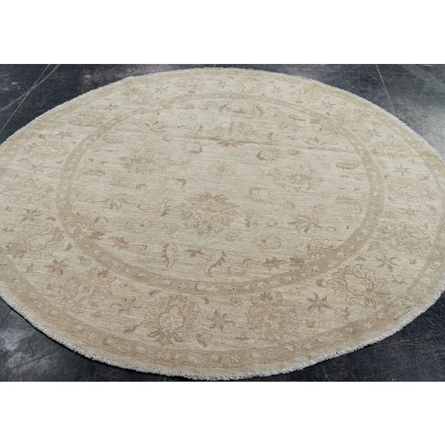 Oushak Round Rug 6'2" x 6'3" #23548 Explore a curated collection of hallway runners, wool rugs, and handmade masterpieces...