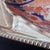 Hand-painted antique Imari leaf plate in fan and flower design // Arita plate // decorative plate // gilt edge // blue and white with orange For Sale In Kansas City - Image 6 of 17