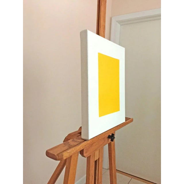 Contemporary "Prologue-Epilogue" Contemporary Minimalist Geometric Oil Diptych Painting by Shyun Song - a Pair For Sale - Image 3 of 6