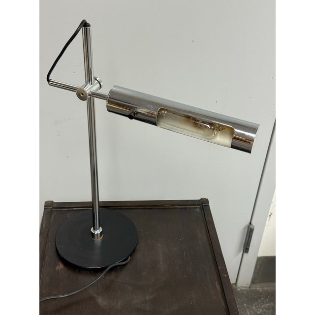 Mid Century Italian Articulating Desk Lamp For Sale - Image 10 of 12