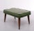 Forest Green Green Faux Leather Ottoman, 1985 For Sale - Image 8 of 9