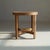 Brown Dutch Art Deco Amsterdam School Blonde Oak Side Table, 1920s For Sale - Image 8 of 10