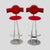 Set of Vintage Steel Metal Martini Bar Stools, 1980s For Sale - Image 3 of 9
