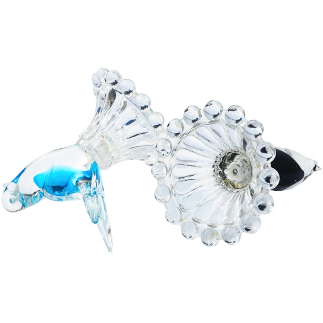 Mid 20th Century Handblown Vetri DI Murano Italian Art Glass Birds - a Pair For Sale - Image 9 of 10