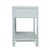 Wood Ivy Nightstand - Light Blue For Sale - Image 7 of 10