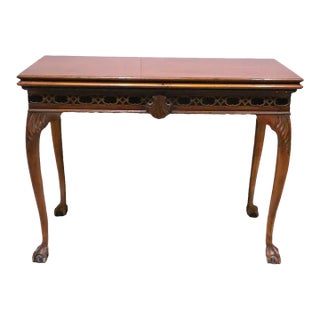 Antique Mahogany Dining and Console Table For Sale